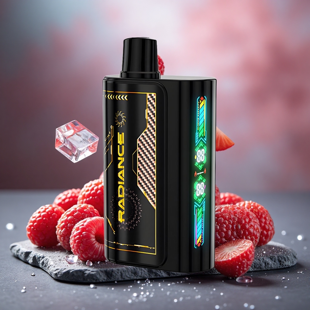 JNR Radiance 31000 Puffs Dual Mesh Disposable Vape STRAWBERRY RASPBERRY CHERRY ICE