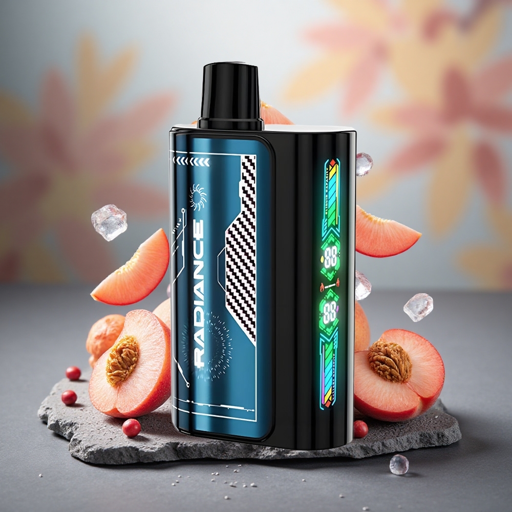 JNR Radiance 31000 Puffs Dual Mesh Disposable Vape SUMMER PEACH ICE