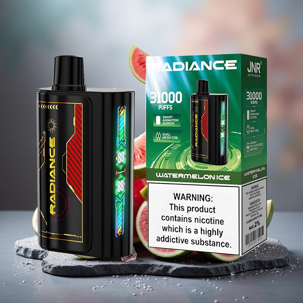 JNR Radiance 31000 Puffs Dual Mesh Disposable Vape WATERMELON ICE