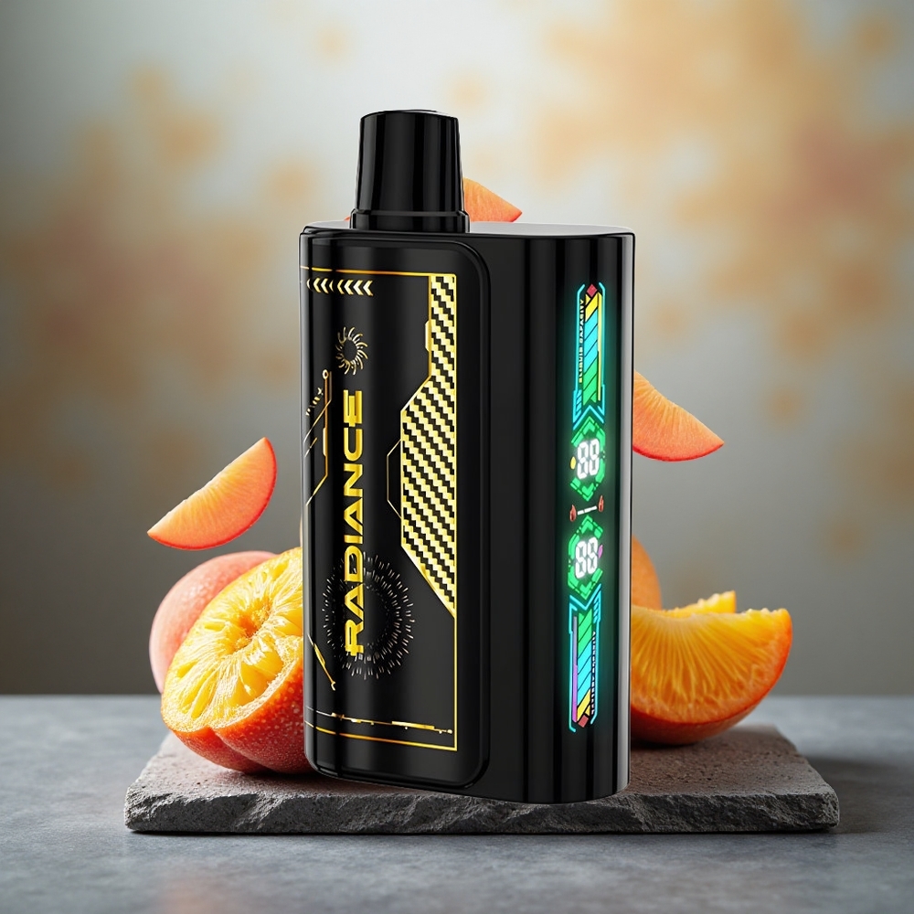 JNR Radiance 31000 Puffs Dual Mesh PEACH MANGO PINEAPPLE