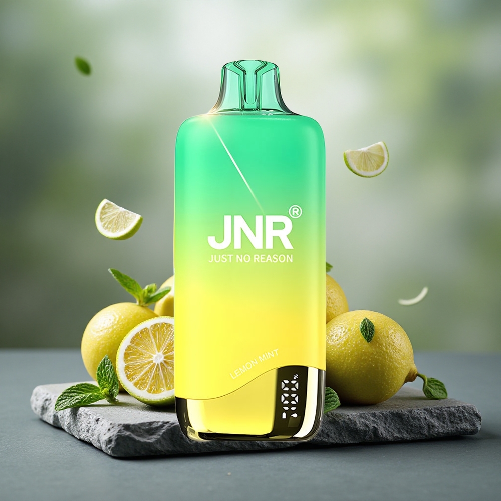 JNR Rainbow 10500 Puffs 18ml Disposable Vape Lemon Mint