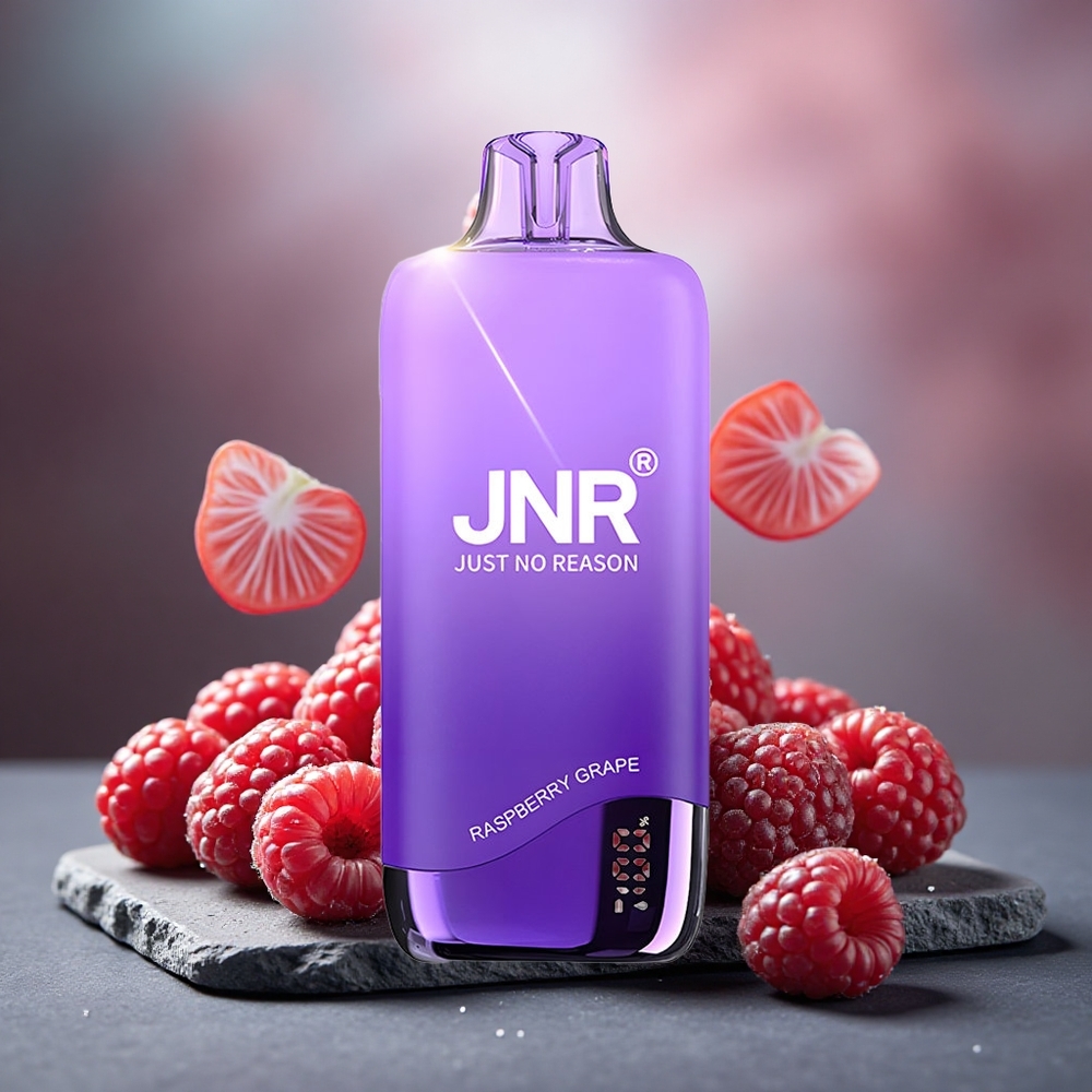 JNR Rainbow 10500 Puffs 18ml Disposable Vape Raspberry Grape