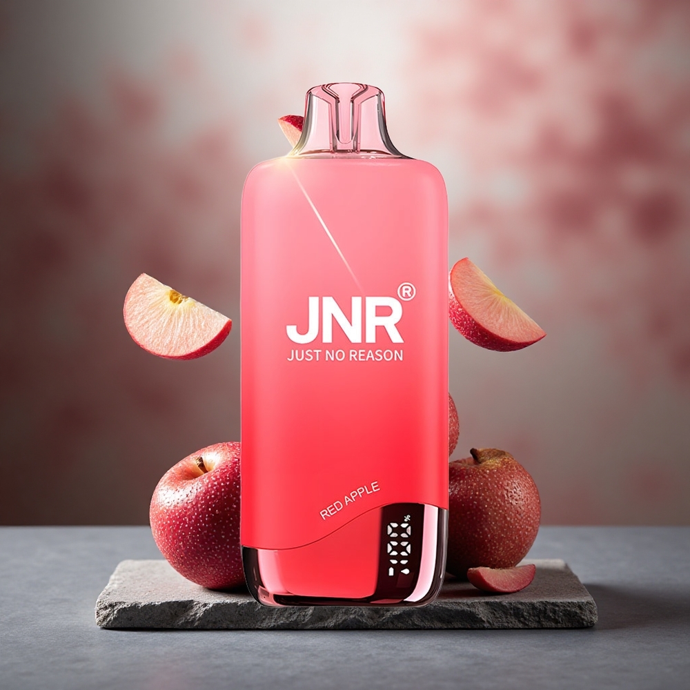 JNR Rainbow 10500 Puffs 18ml Disposable Vape Red Apple