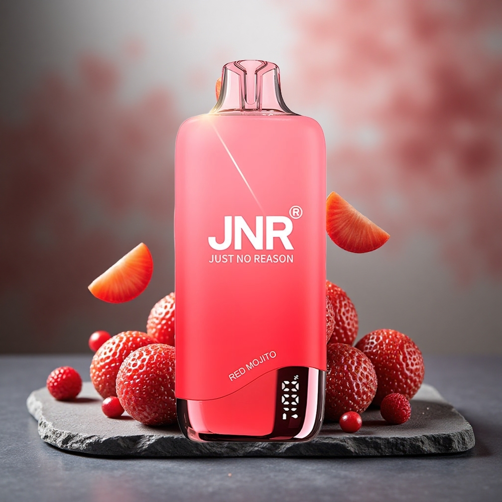 JNR Rainbow 10500 Puffs 18ml Disposable Vape Red Mojito