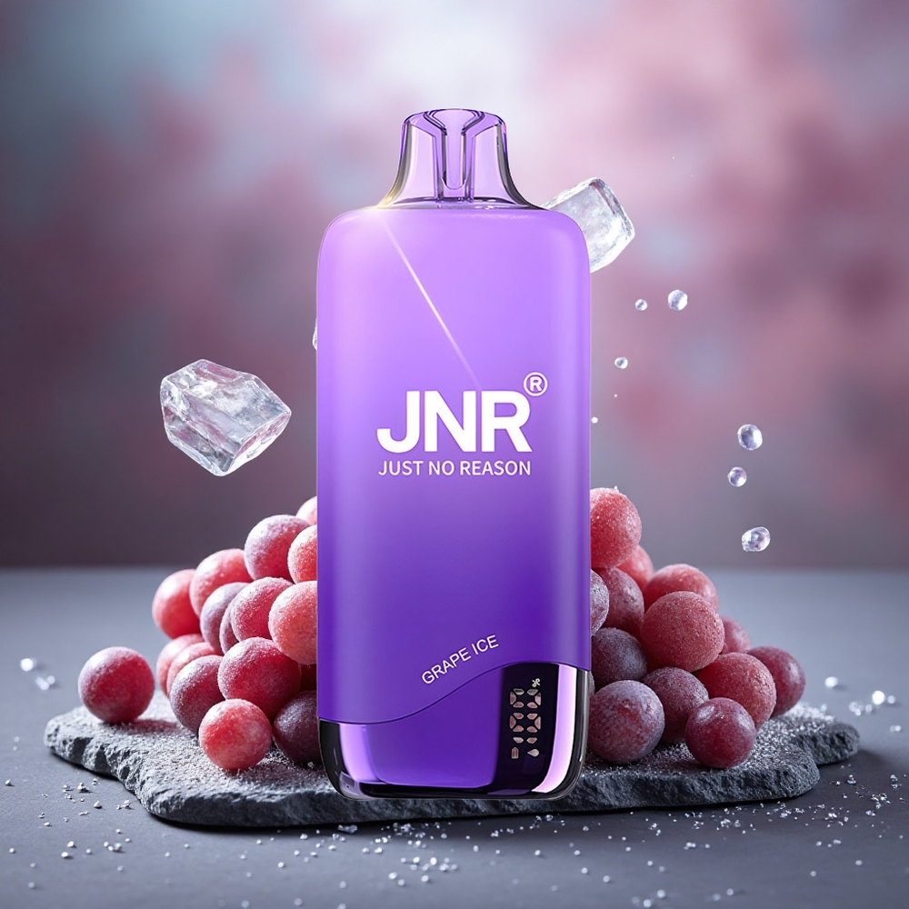 JNR Rainbow 10500 Puffs Disposable Vape Grape Ice 18mL USB-C