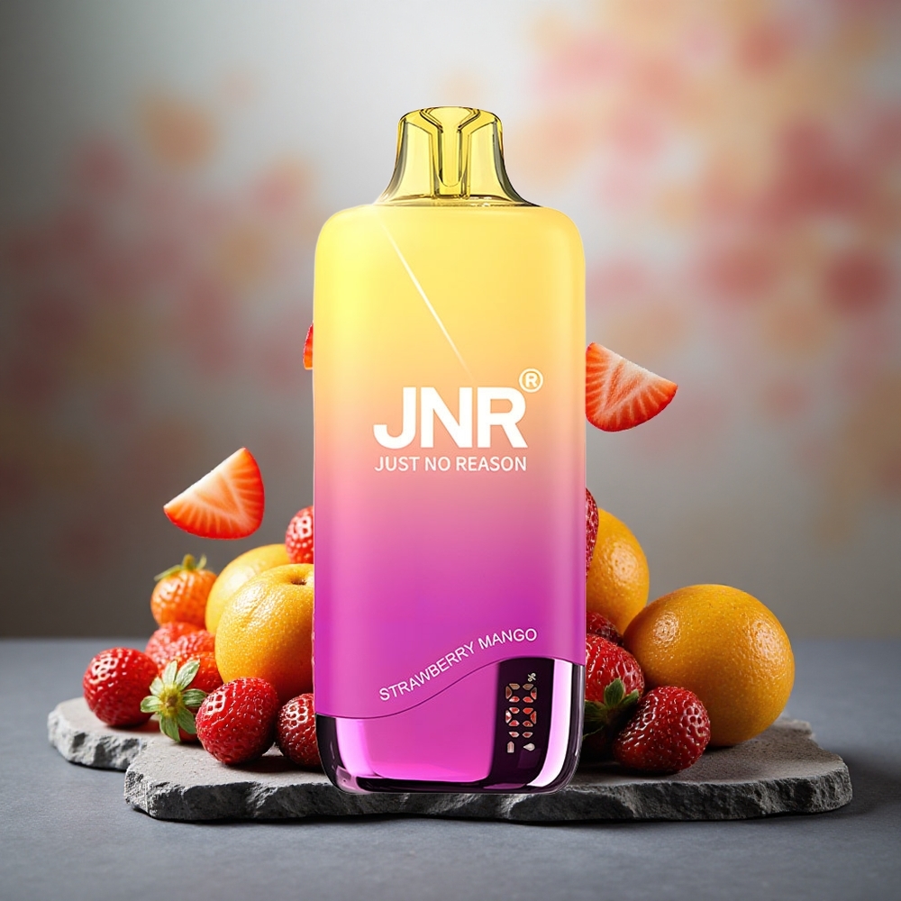 JNR Rainbow 10500 Puffs Strawberry Mango 18ml Mesh Disposable Vape