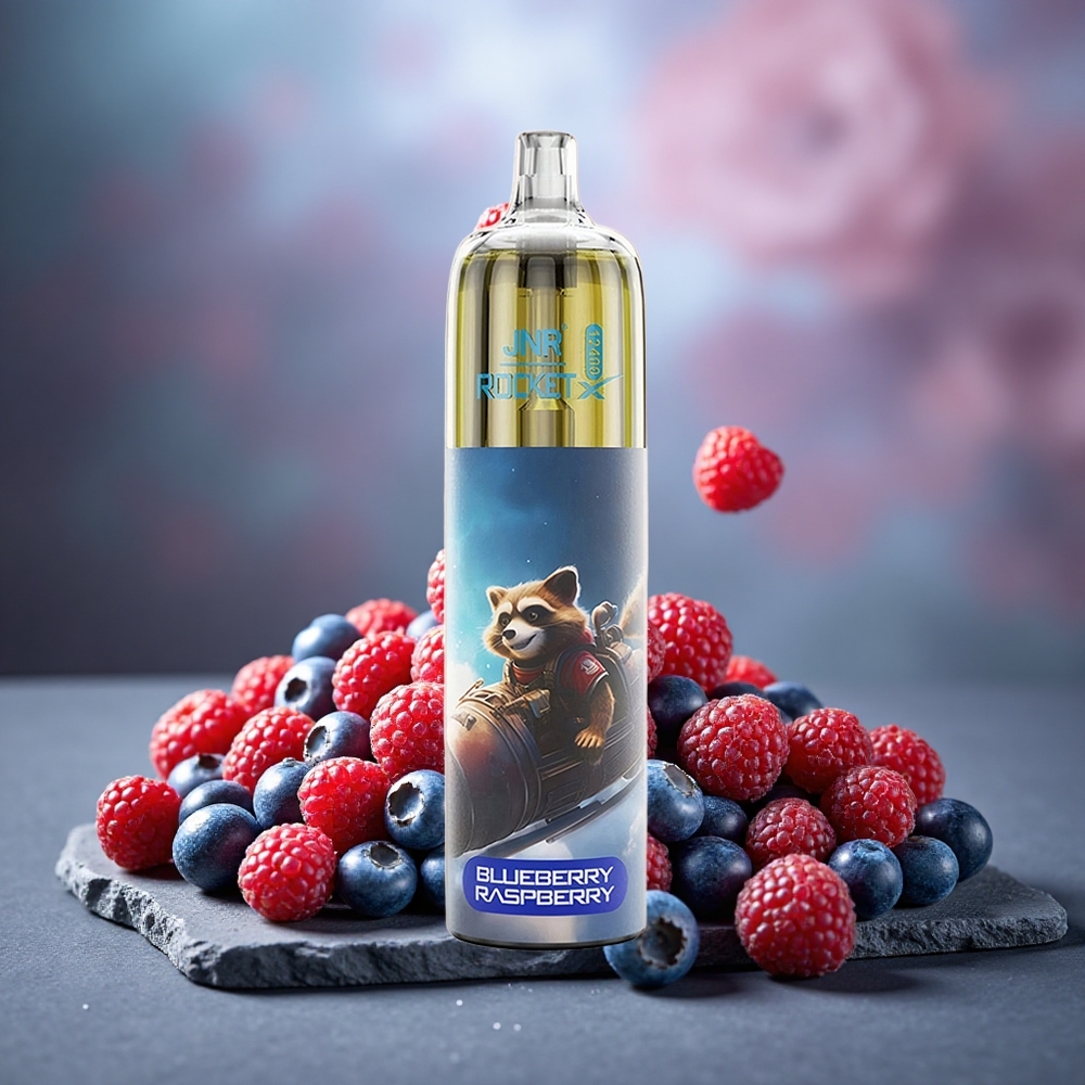 JNR Rocket-X 12400 Puffs RGB Disposable Vape Blueberry Raspberry