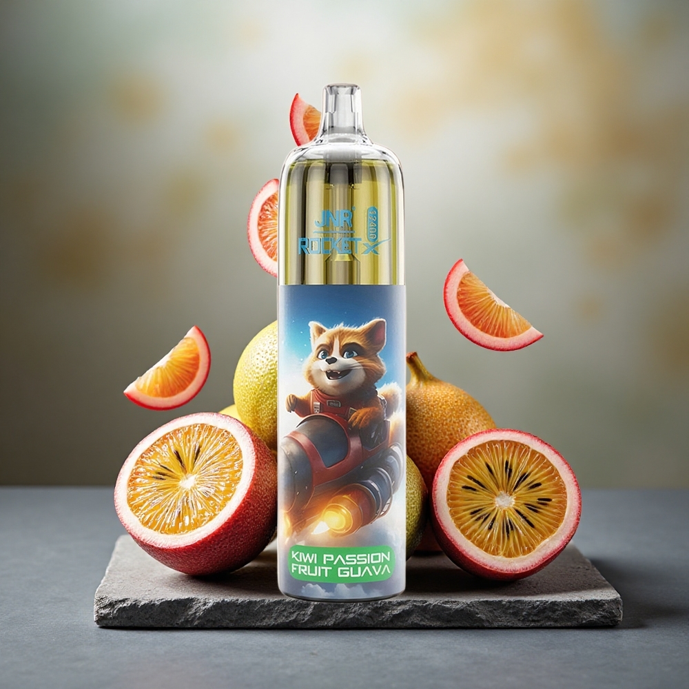 JNR Rocket-X 12400 Puffs RGB Disposable Vape Kiwi Passion Fruit Guava