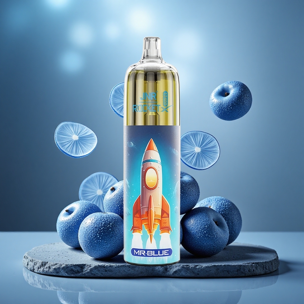 JNR Rocket-X 12400 Puffs RGB Disposable Vape Mr Blue