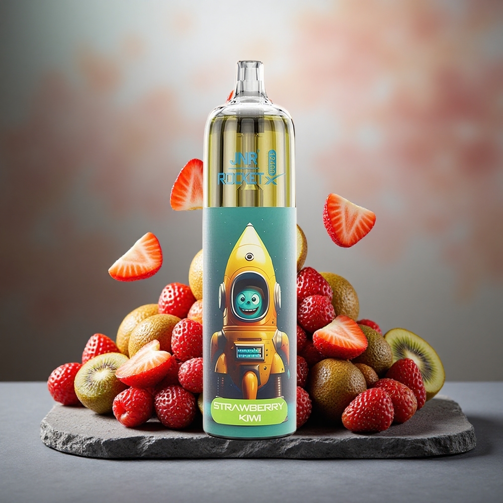 JNR Rocket-X 12400 Puffs RGB Disposable Vape Strawberry Kiwi