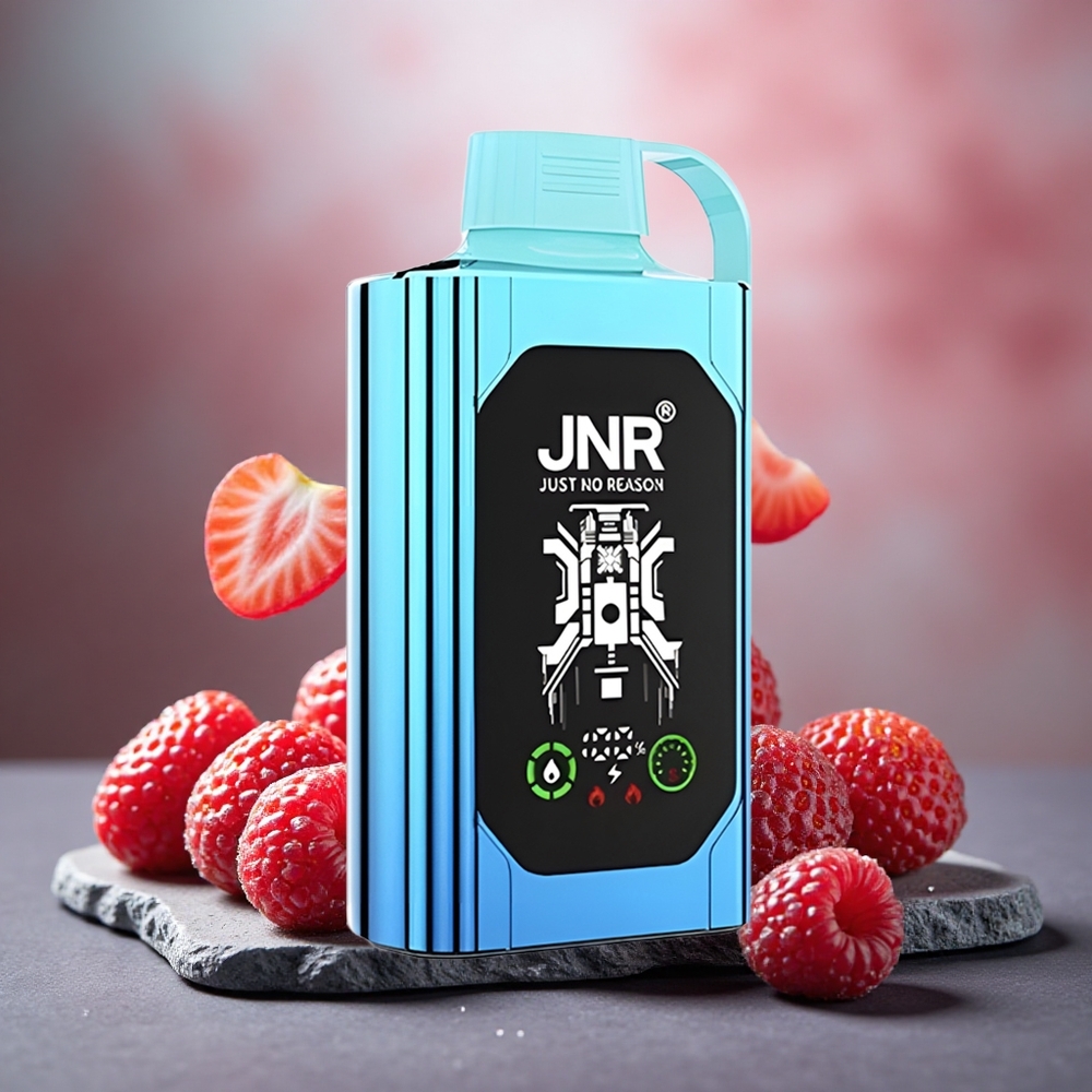 JNR Shisha Hookah Box 20500 Puffs 25ml Dual Mesh Strawberry Raspberry Candy