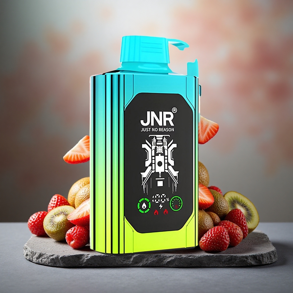 JNR Shisha Hookah Box 20500 Puffs Disposable Vape Strawberry Kiwi 25ml Type-C Quick Charge