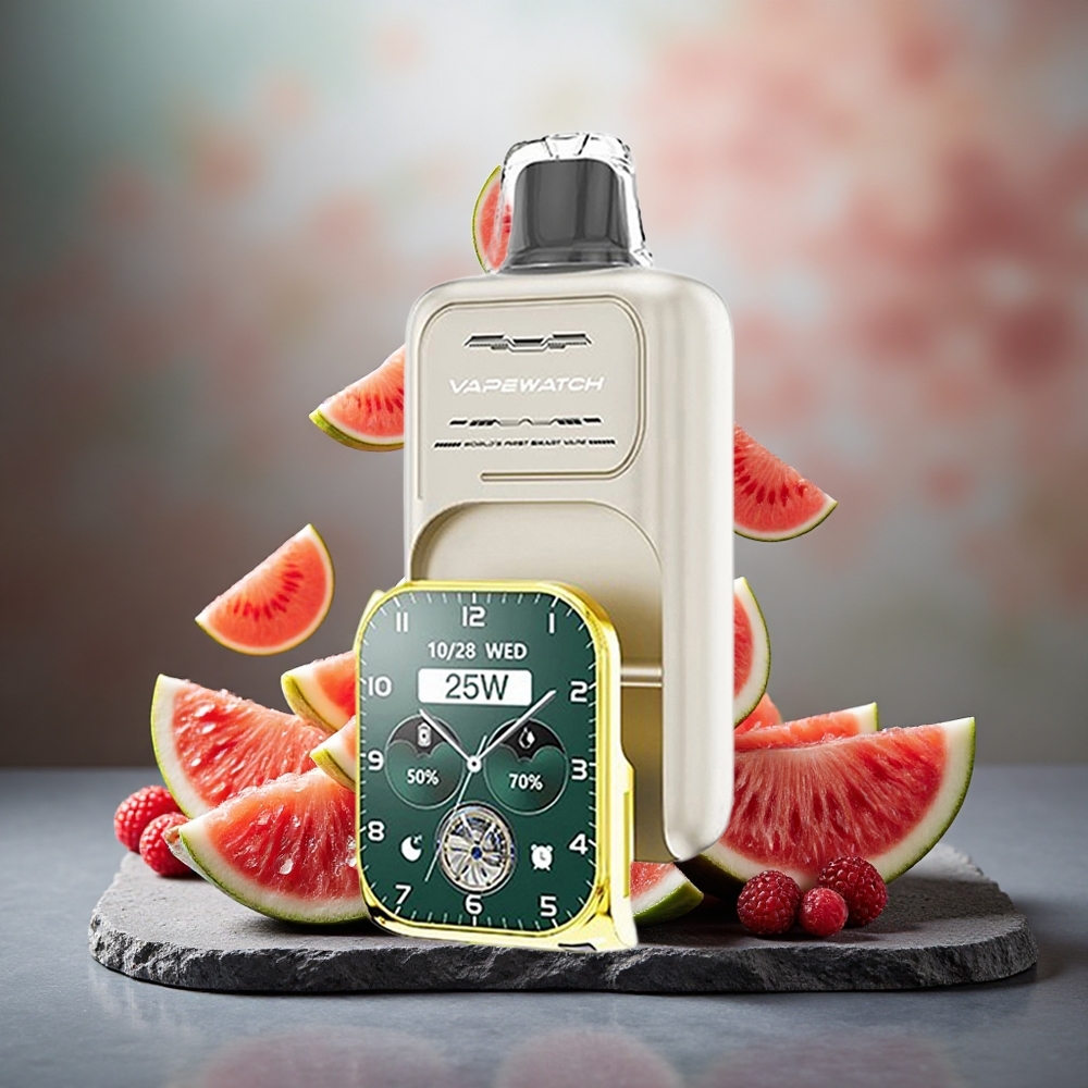 JNR VapeWatch 30000 Puffs 19mL Dual Mesh Disposable Vape Watermelon Ice