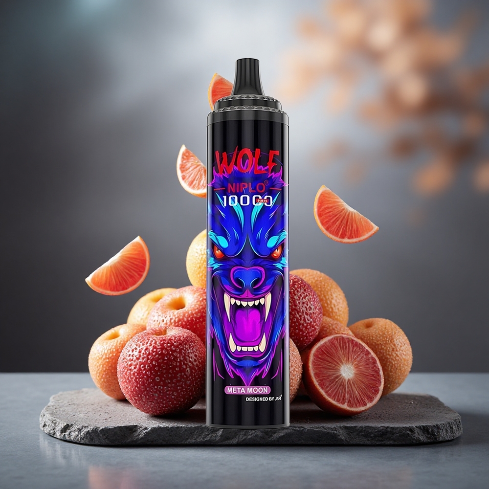 JNR Wolf Niplo 10000 Puffs Disposable Vape Meta Moon 20ml Type-C Fast Charging