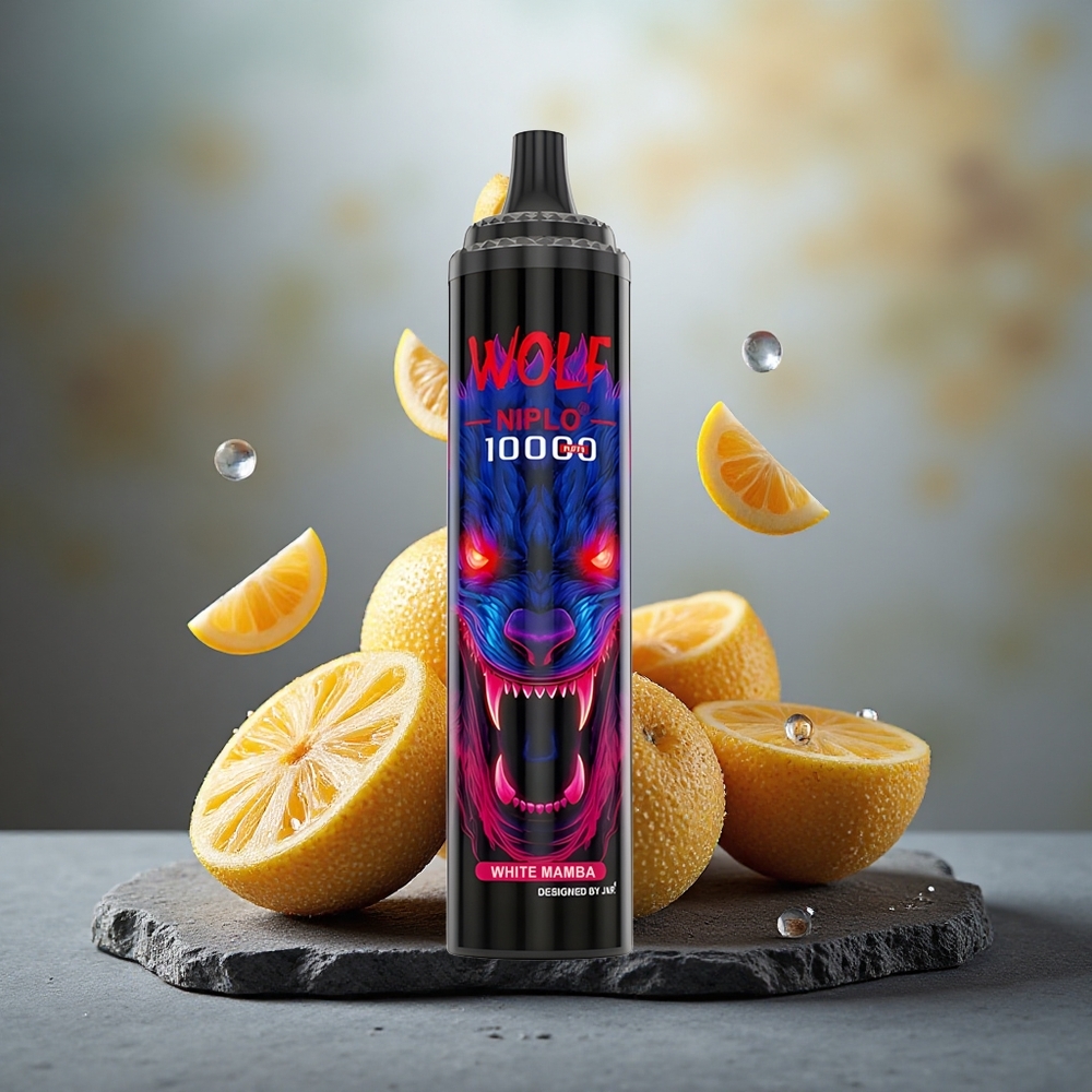 JNR Wolf Niplo 10000 Puffs Disposable Vape White Mamba 20ml Type-C