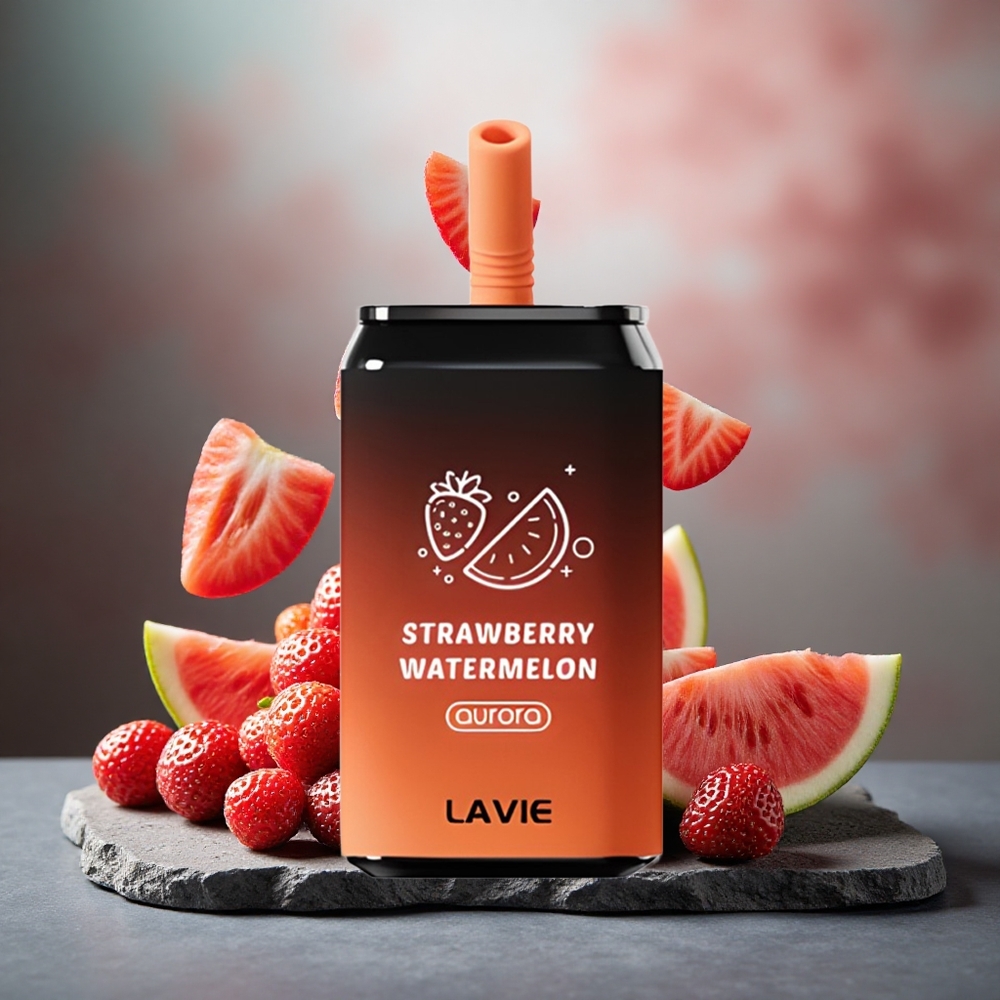 Lavie Aurora 11000 Puffs 22ML Strawberry Watermelon Rechargeable Disposable Vape