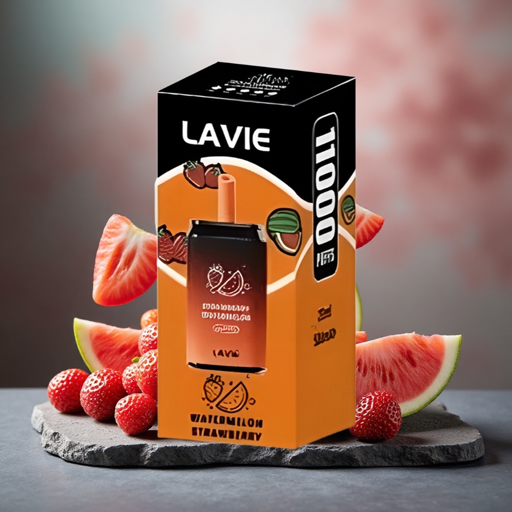 Lavie Aurora 11000 Puffs 22ML Strawberry Watermelon Rechargeable Disposable Vape