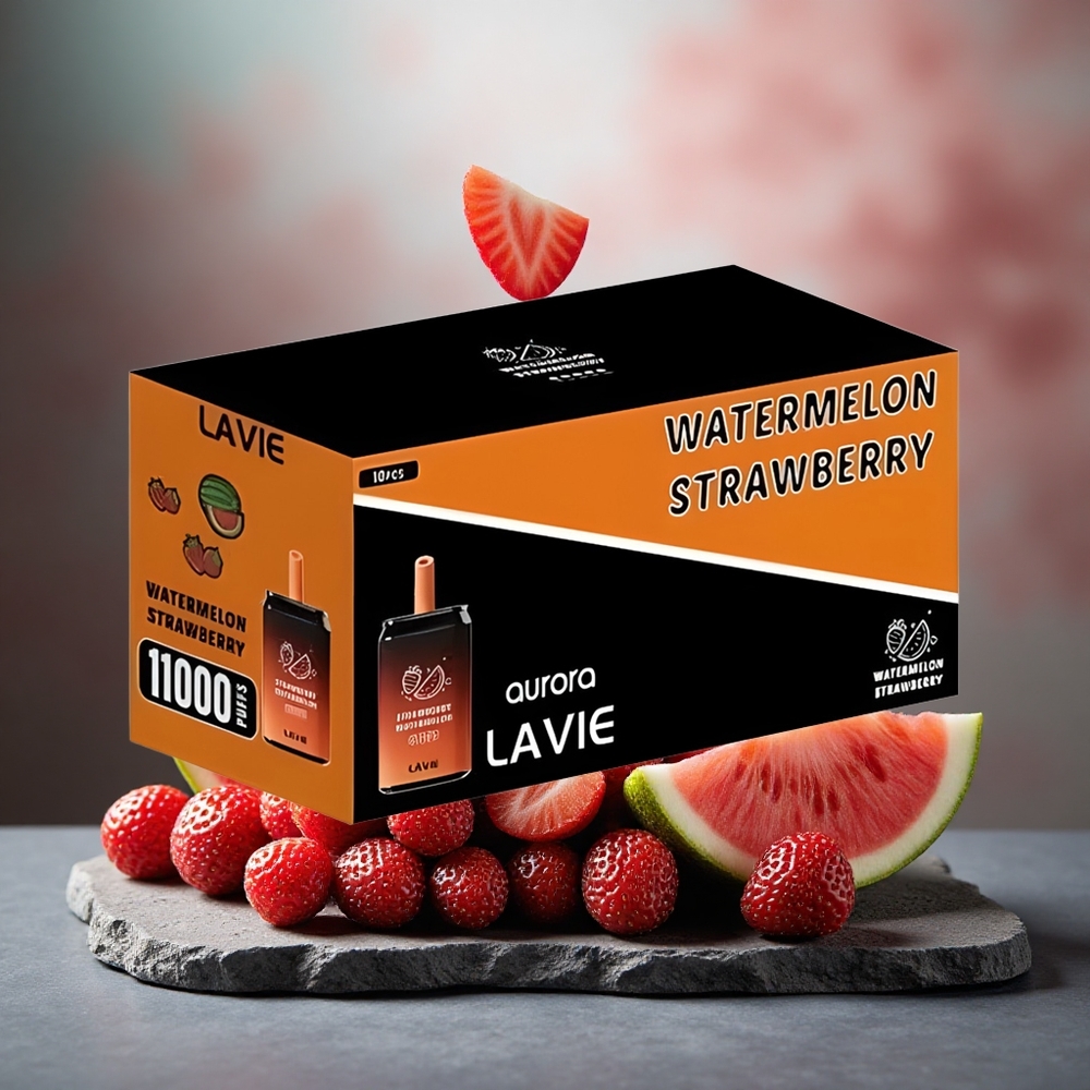 Lavie Aurora 11000 Puffs 22ML Strawberry Watermelon Rechargeable Disposable Vape