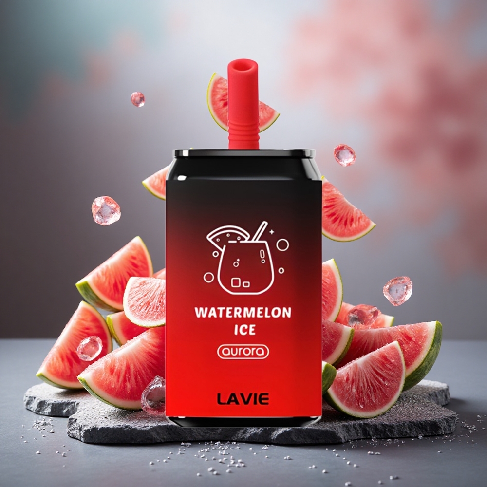 Lavie Aurora 11000 Puffs 22ML Watermelon Ice Type C Rechargeable Disposable Vape
