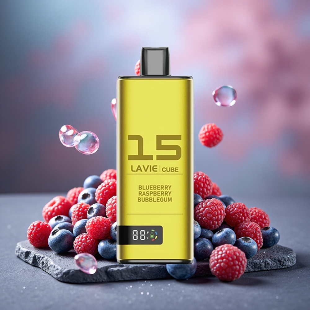 Lavie Cube 20000 Puffs 28ML Disposable Vape Blueberry Raspberry Bubblegum