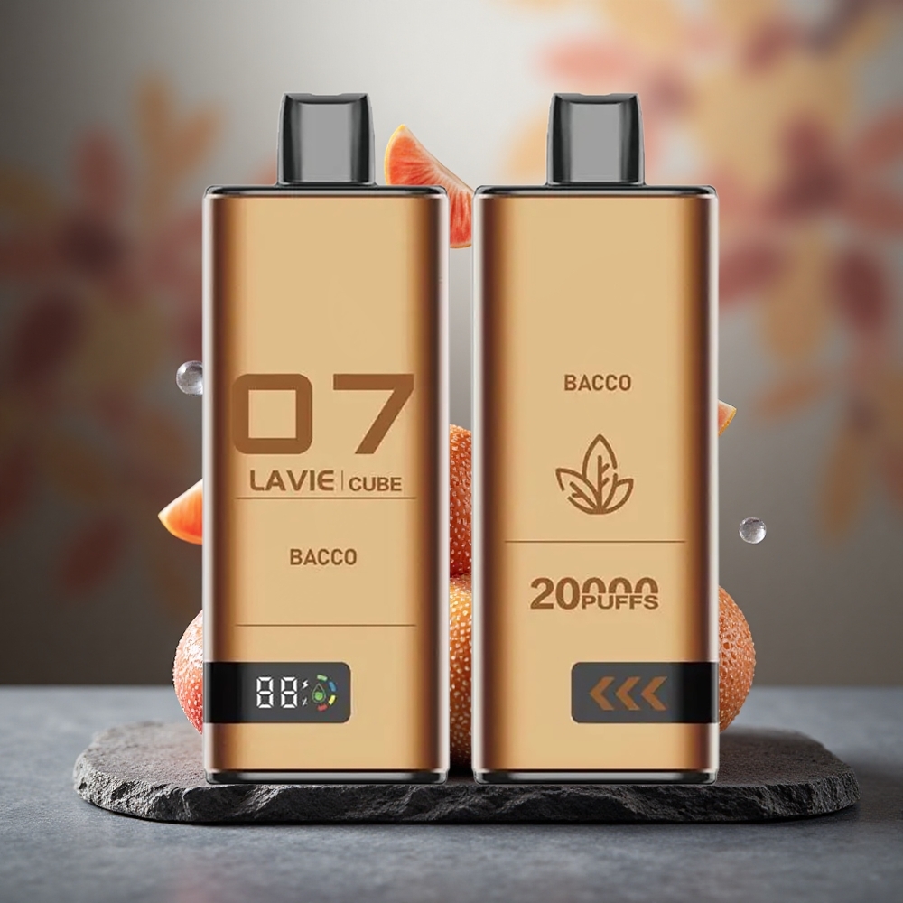 Lavie Cube 20000 Puffs Disposable Vape Bacco 28mL 2% 5% Salt Nicotine