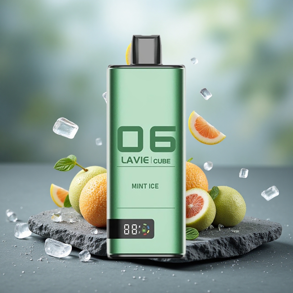 Lavie Cube 20000 Puffs Disposable Vape Mint Ice with 2% 5% Salt Nicotine