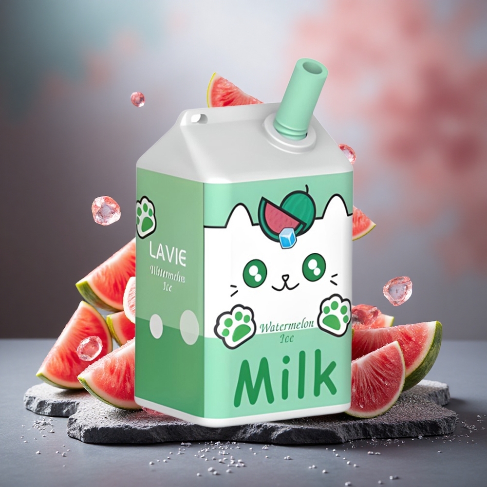 LAVIE Milk 7000 Puffs Rechargeable Disposable Vape Watermelon Ice 16ML