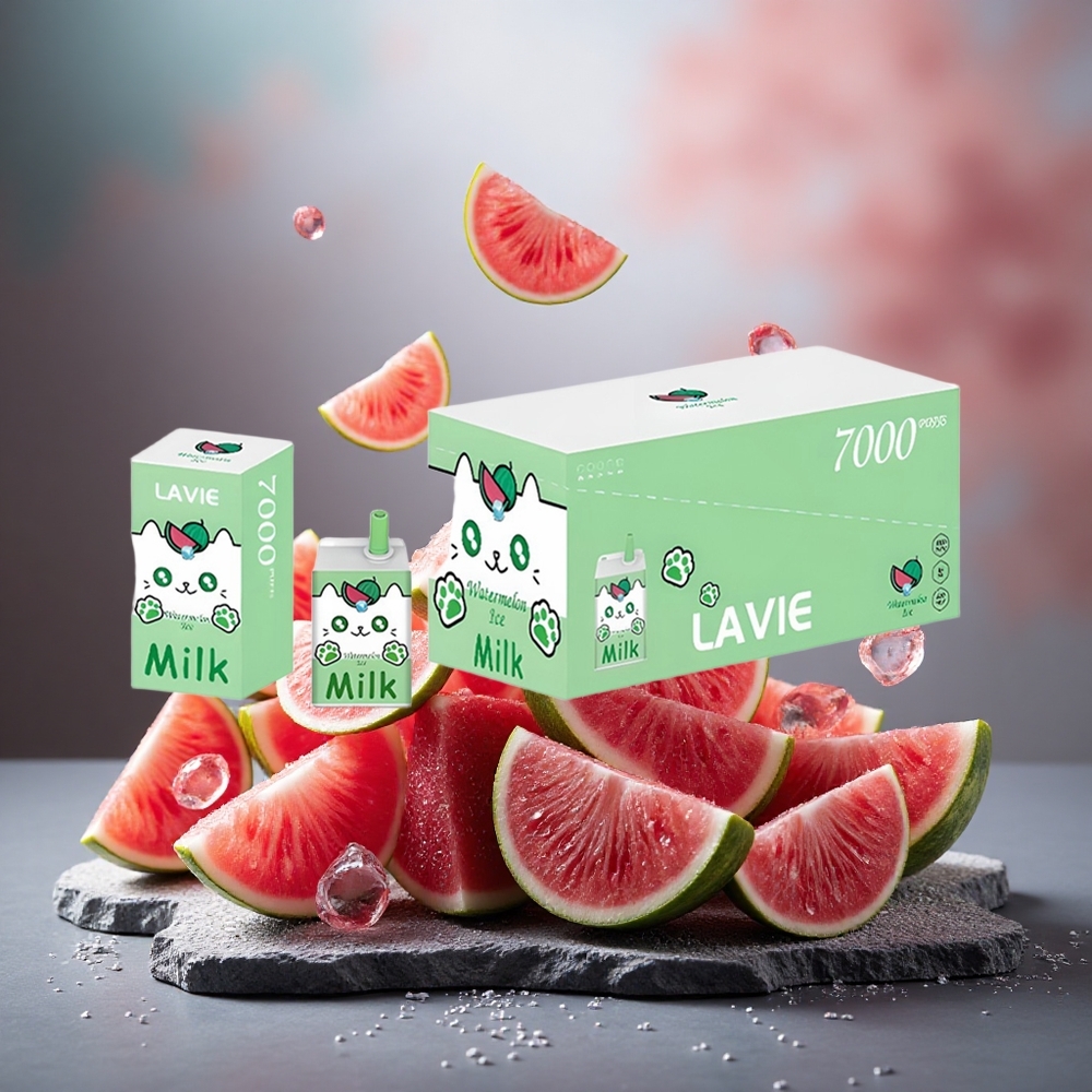 LAVIE Milk 7000 Puffs Rechargeable Disposable Vape Watermelon Ice 16ML