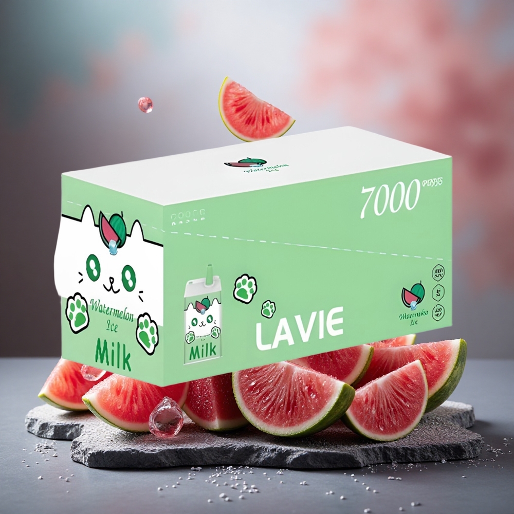 LAVIE Milk 7000 Puffs Rechargeable Disposable Vape Watermelon Ice 16ML