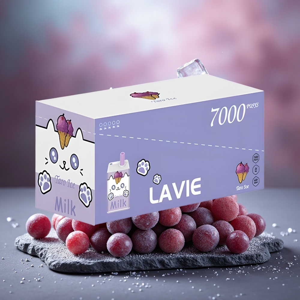 Lavie Milk 7000 Puffs 16ML Disposable Vape Grape Ice