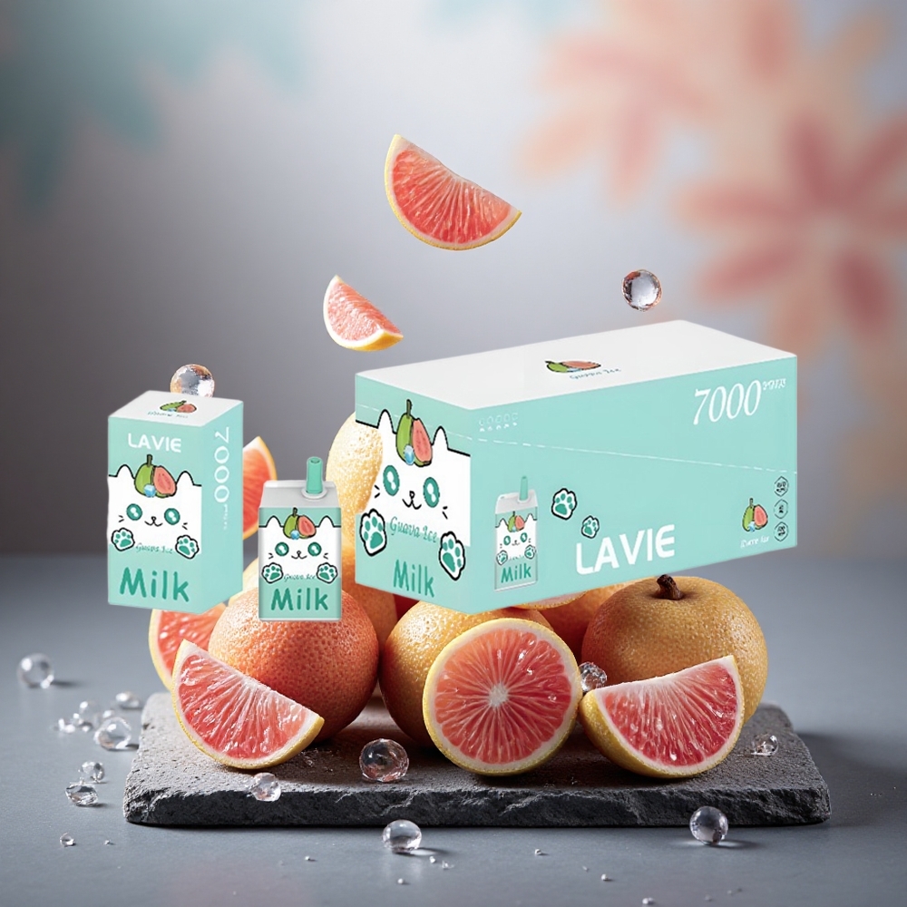Lavie Milk 7000 Puffs 16ML Disposable Vape Guava Ice