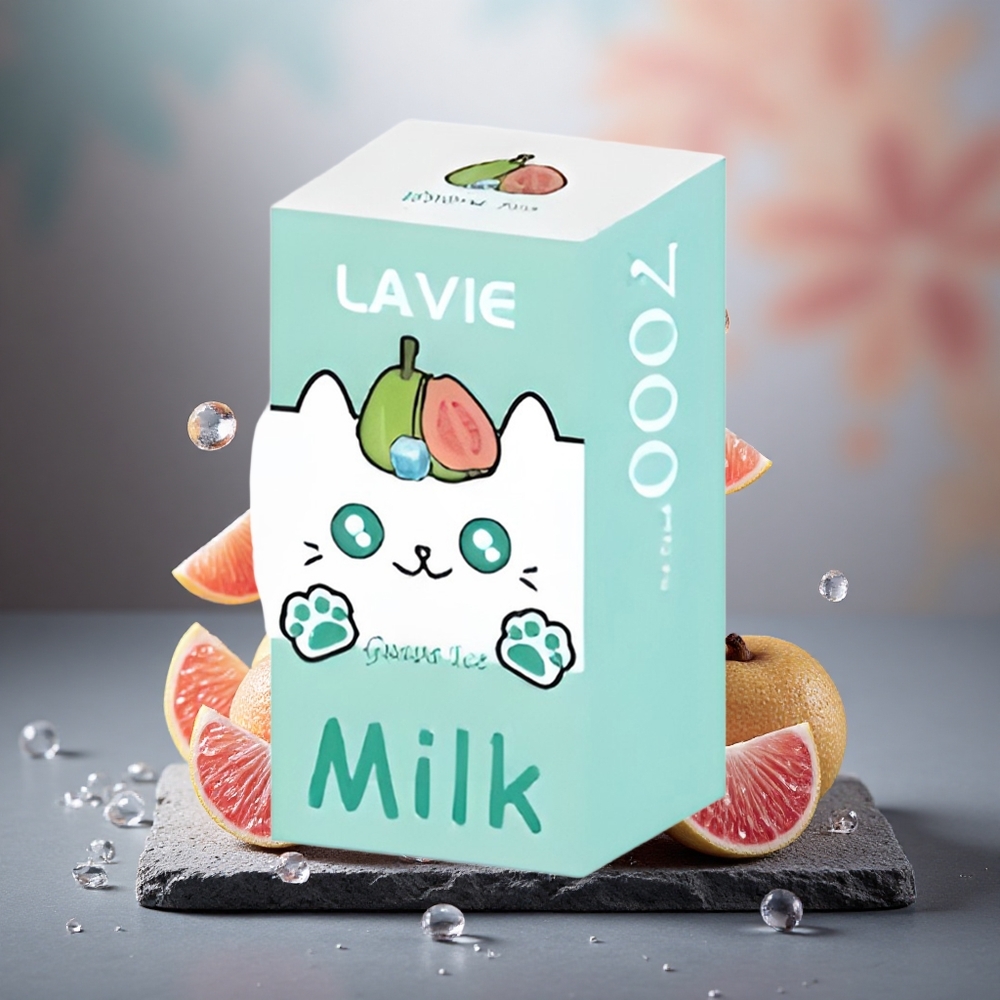 Lavie Milk 7000 Puffs 16ML Disposable Vape Guava Ice