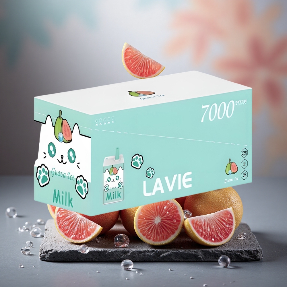 Lavie Milk 7000 Puffs 16ML Disposable Vape Guava Ice