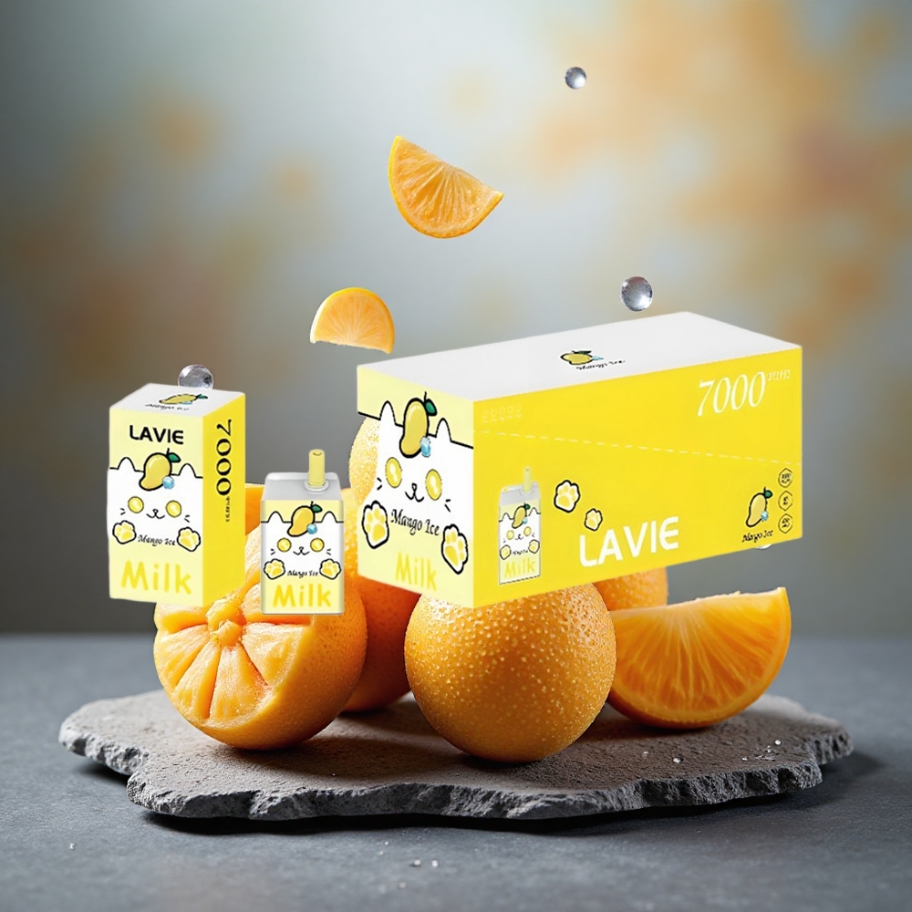 Lavie Milk 7000 Puffs Rechargeable Mango Ice
