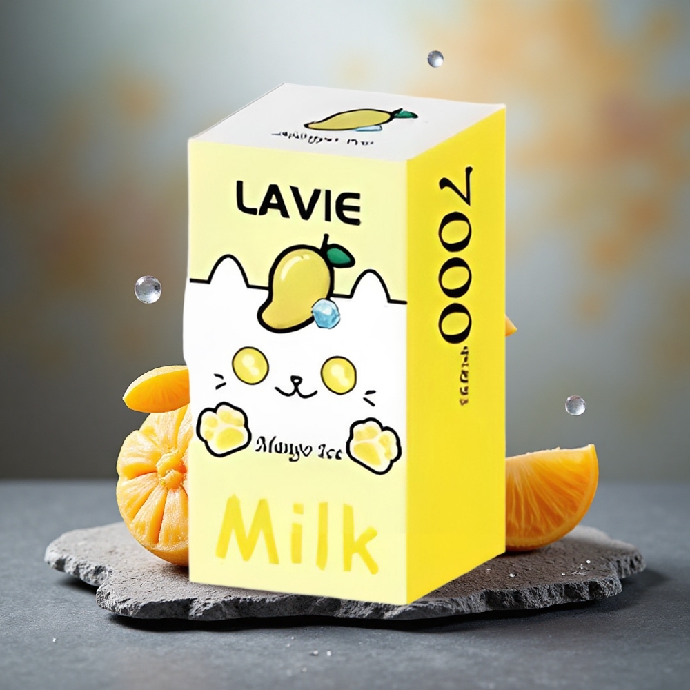 Lavie Milk 7000 Puffs Rechargeable Mango Ice