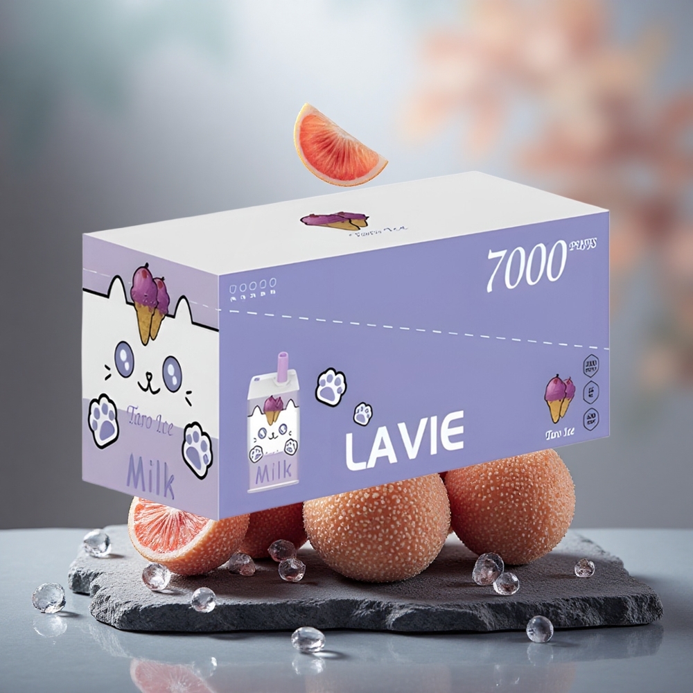 Lavie Milk 7000 Puffs Rechargeable Taro Ice Disposable Vape