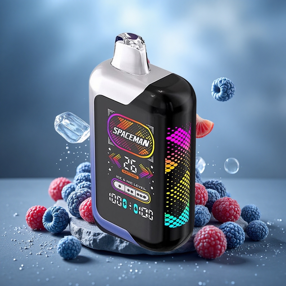 SMOK SPACEMAN SP40000 Disposable Vape Blue Razz Ice 20ml E-Liquid Capacity 1000mAh
