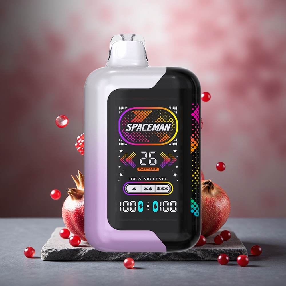 SMOK SPACEMAN SP40000 Disposable Vape Cherry Pomegranate 20ml E-Liquid Capacity 1000mAh