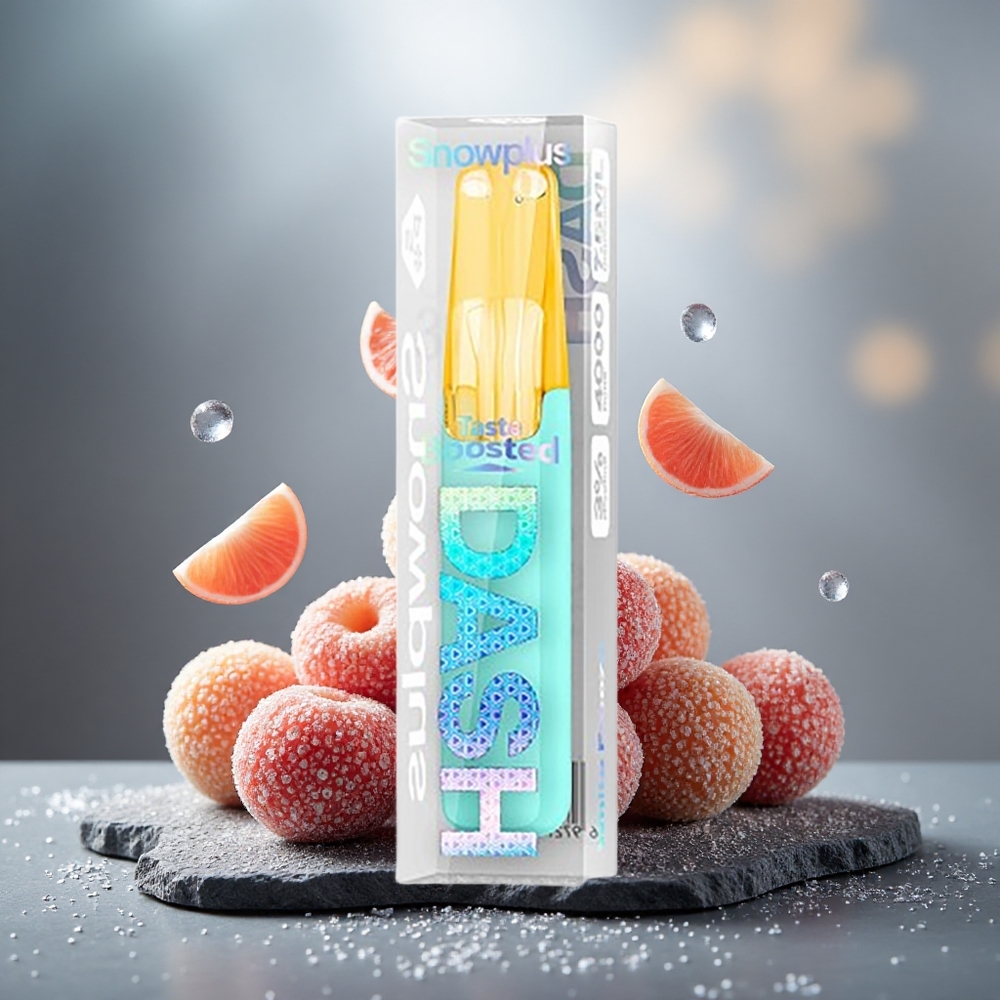 Snowplus Dash 4000 Puffs Ceramic Disposable Device White Freeze