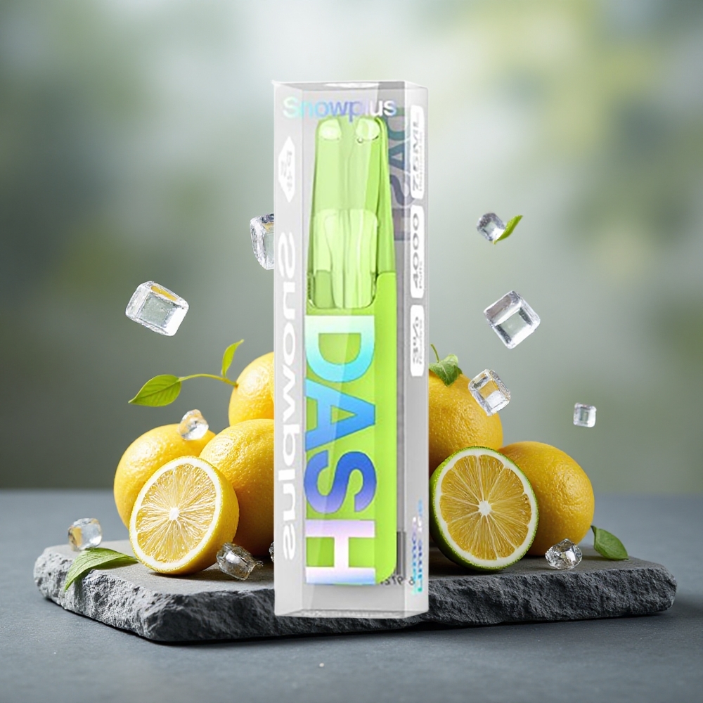 Snowplus Dash 4000 Puffs Disposable Device Lemon Lime Ice 7.5ml E-liquid Volume Ceramic