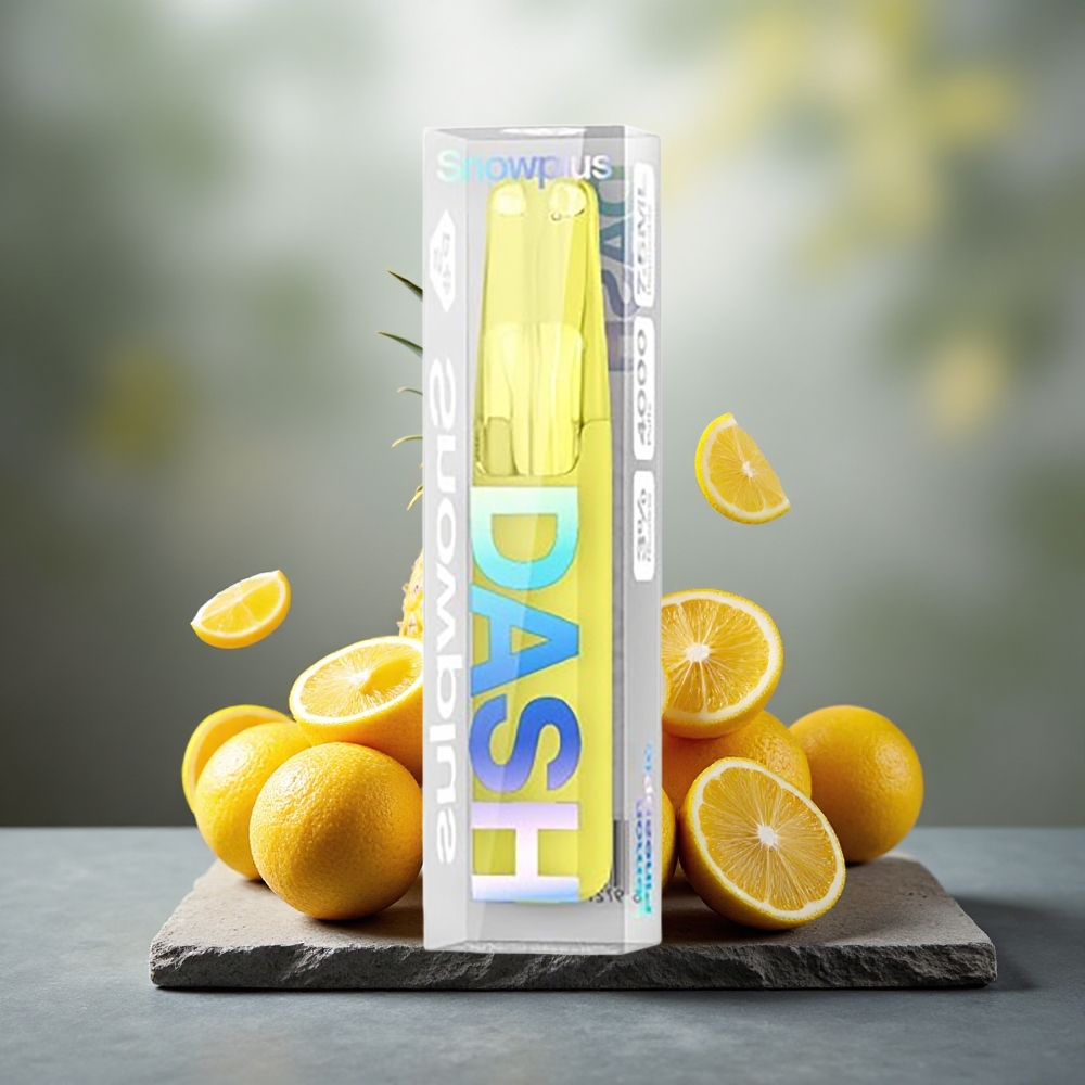 Snowplus Dash 4000 Puffs Disposable Device Lemon Pineapple Ceramic 3%,5% Nicotine