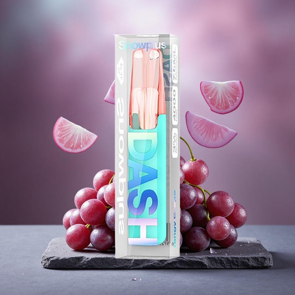 Snowplus Dash 4000 Puffs Disposable Device Tangy Grape Ceramic 3%,5% Nicotine