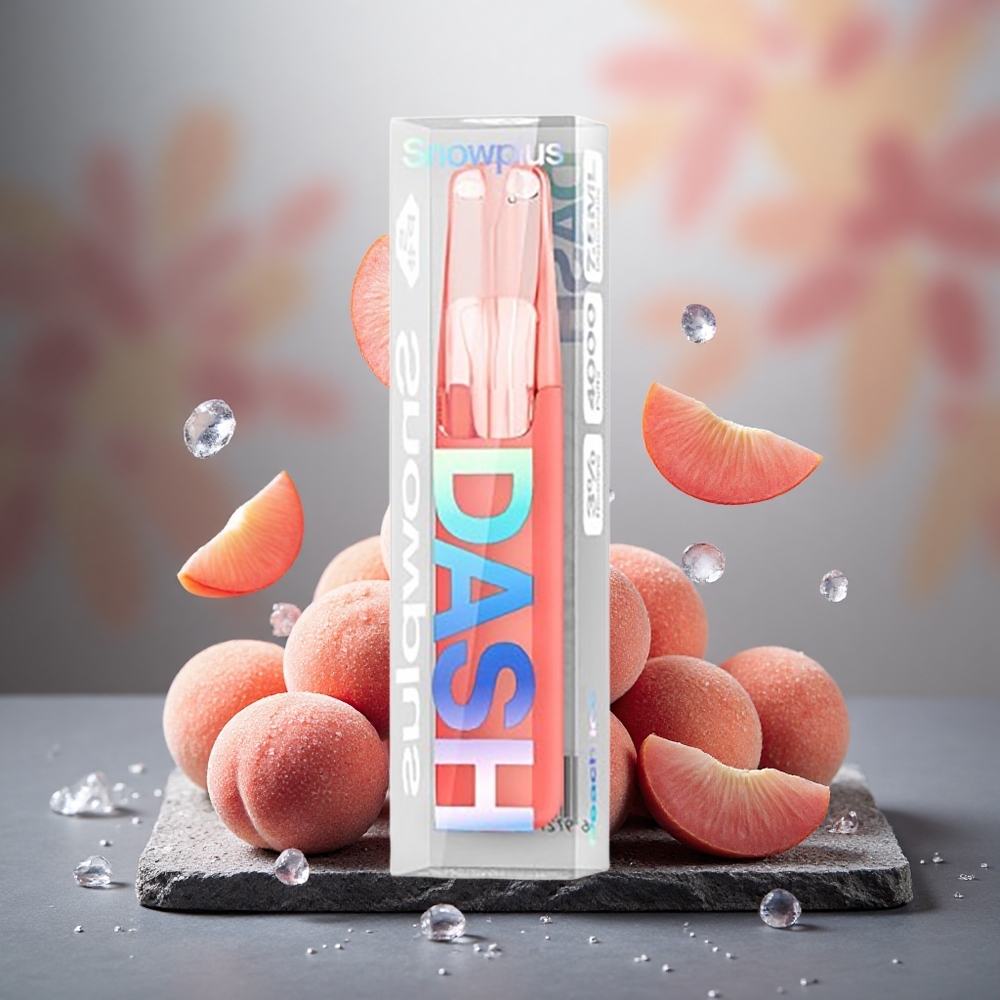 Snowplus Dash 4000 Puffs Peach Ice Ceramic Disposable