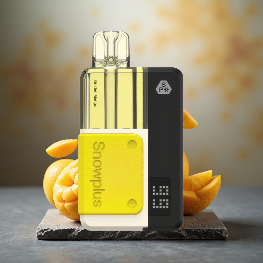 Snowplus Swift 15000 Puffs Pod Kit Golden Mango with Dual Mesh Atomizer & 1000mAh