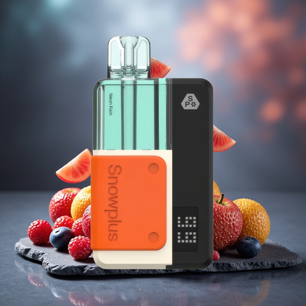 Snowplus Swift 15000 Puffs Pod Kit Neon Rain with Dual Mesh Atomizer & 2+10ml Refill