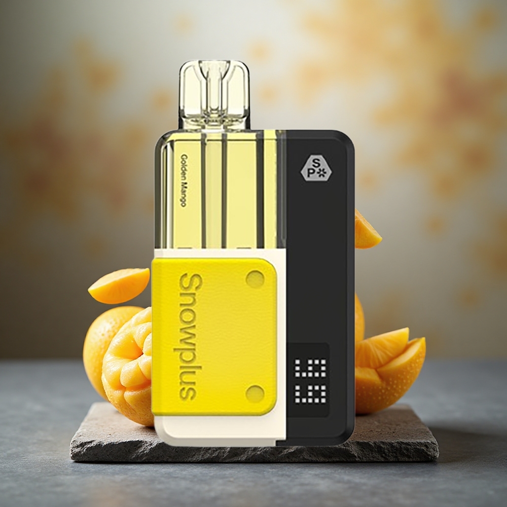 Snowplus Swift 5000 Puffs Dual Mesh Atomizer Prefilled Pod Kit Golden Mango 1000mAh