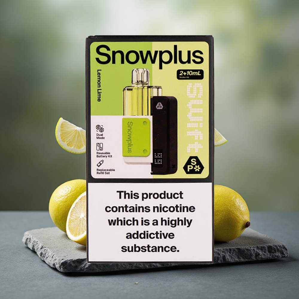 Snowplus Swift 5000 Puffs Dual Mesh Atomizer Prefilled Pod Kit Lemon Lime
