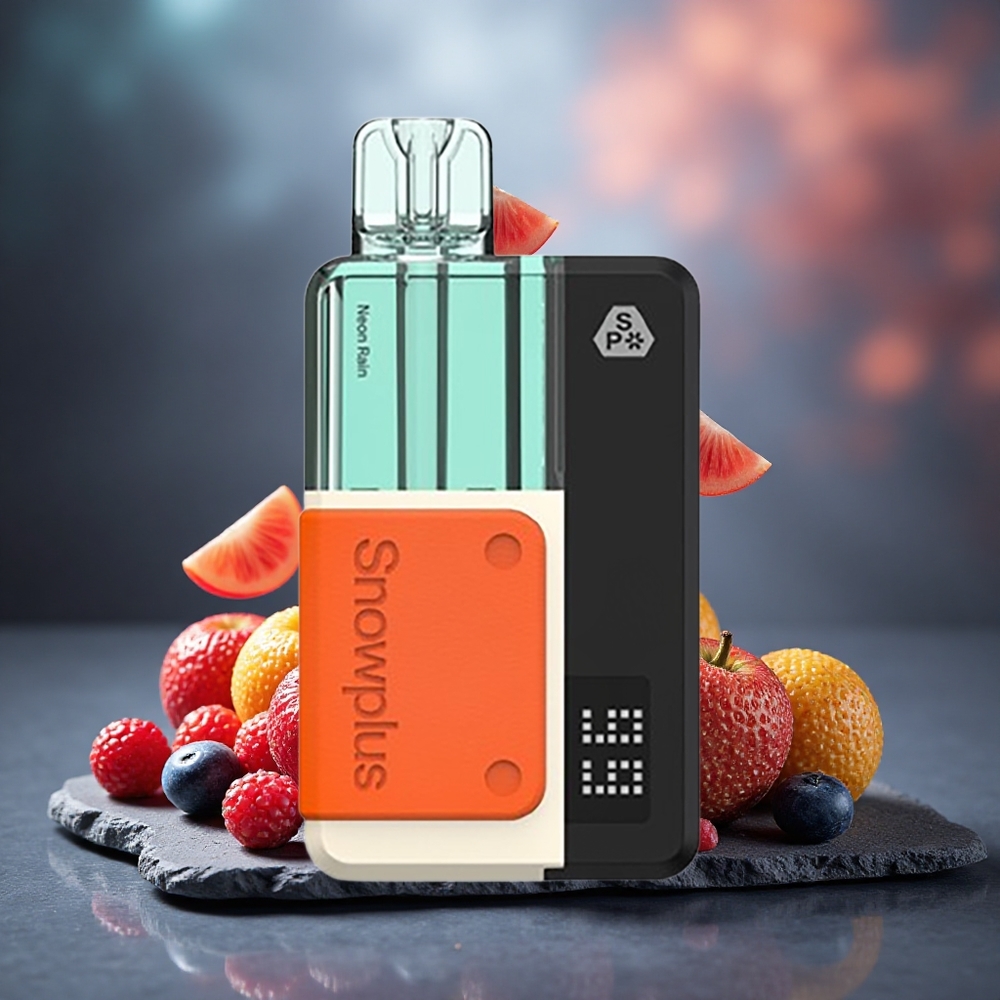 Snowplus Swift 5000 Puffs Dual Mesh Atomizer Prefilled Pod Kit Neon Rain