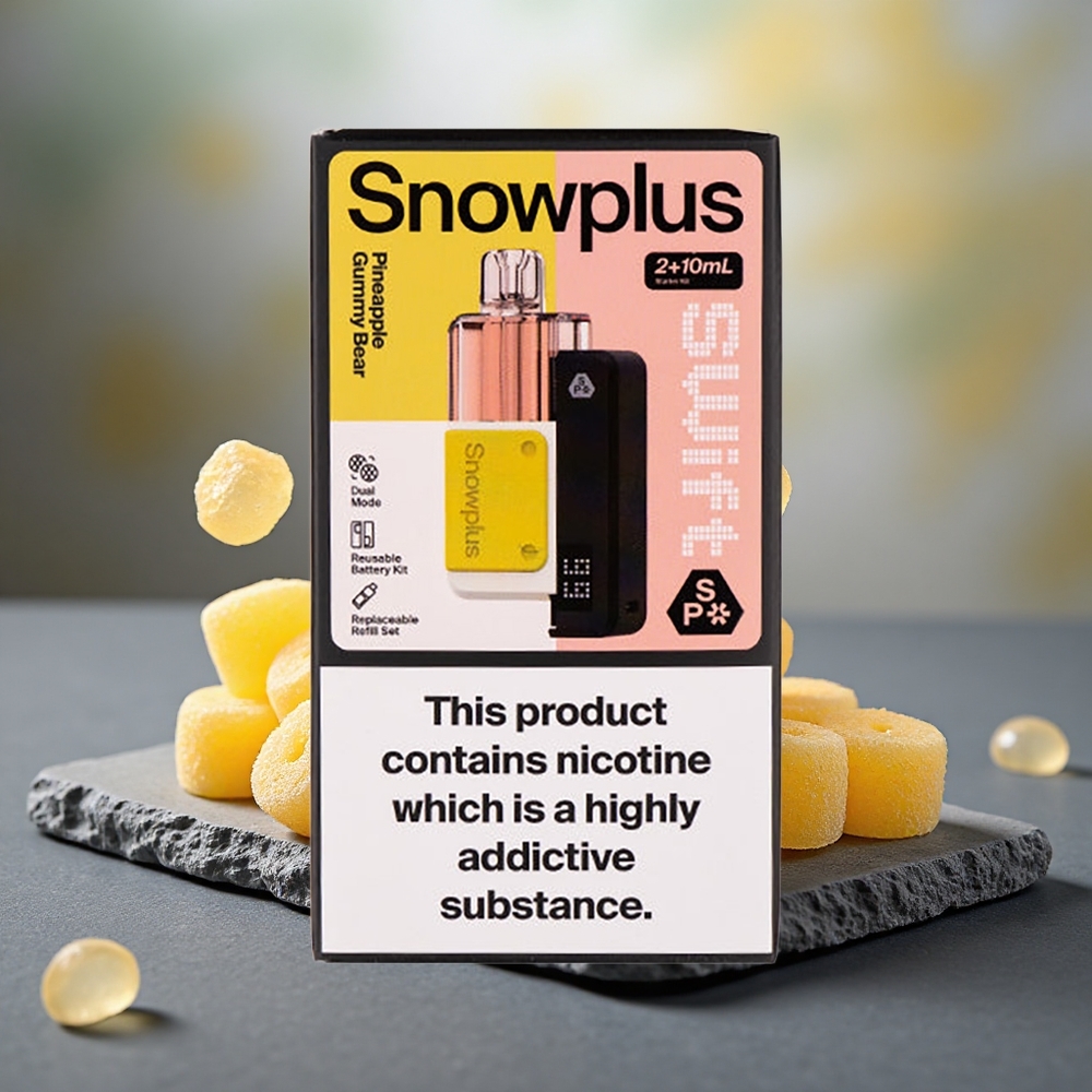 Snowplus Swift 5000 Puffs Dual Mesh Atomizer Prefilled Pod Kit Pineapple Gummy Bear