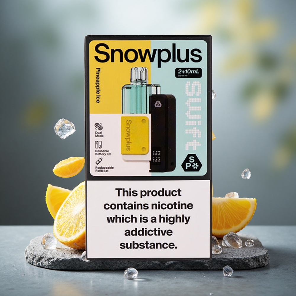 Snowplus Swift 5000 Puffs Dual Mesh Atomizer Prefilled Pod Kit Pineapple Ice